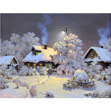 "The elves' home" - Full solid Square diamond art puzzle