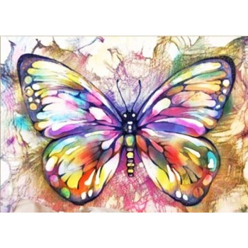 "Butterfly Abstract" Diamond Art Puzzle