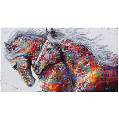 "Memories of a Horse" - Full solid round diamond art puzzle