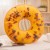 Melon/Coffee Donut Pillow Case